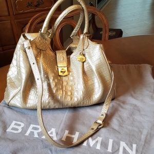 Brahmin Elisa Melbourne Hobo Bag 8n Sugar Cane